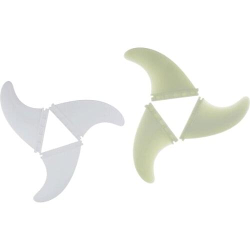 MagiDeal Set of 3pcs Surfboard Longboard Surfing Thruster Fin Parts
