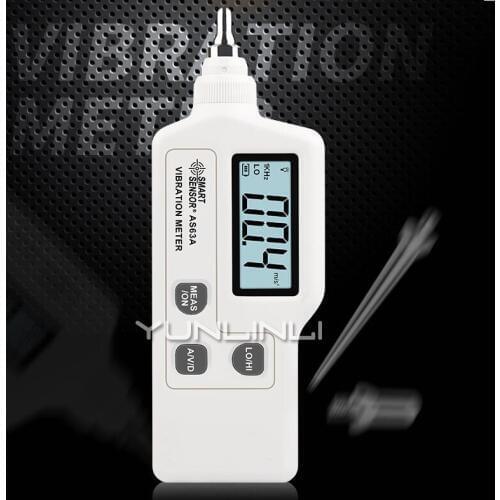 AS63A Vibrometer Portable High Precision Handheld Motor High Sensitivity Probe Seismic Vibration Tester