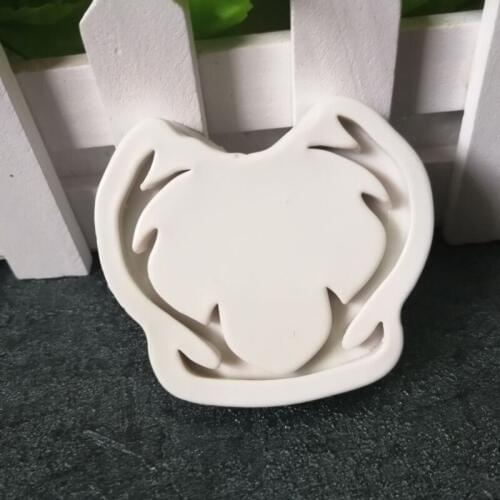 Elk Antlers Silicone Mold Fondant Mould Cake Decorating Tools Chocolate Gumpaste Mold, Sugarcraft, Kitchen Accessories