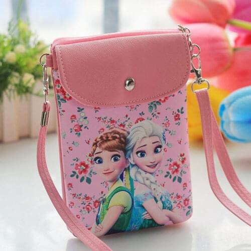 Disney Frozen 2 Elsa Anna Cartoon Princess Messenger Cute Bag Hot Toys Christmas New Year Gift for Children