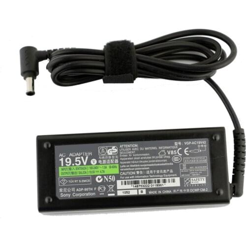 19.5V 4.7A 90W AC Adapter Charger fit for Sony VGP-AC19V41 VGP-AC19V42 6.5*4.4