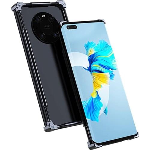 Metal Frame Protective Case Cover Drop-Resistant Phone Case for Huawei Mate40Pro/Mate40Pro+ Phone Parts