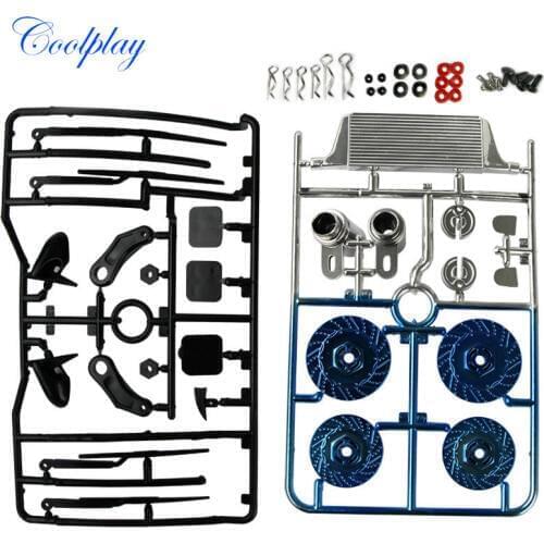 1/10 RC Car Parts Car Exhaust Dummy Brake Disc Accessories Racing On Road Drift Model for Speed Control Vehicles Model