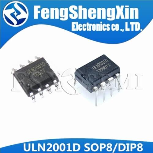 100pcs ULN2001D DIP-8 ULN2001 SOP-8 DIP 2001D DIP-8 Darlington IC