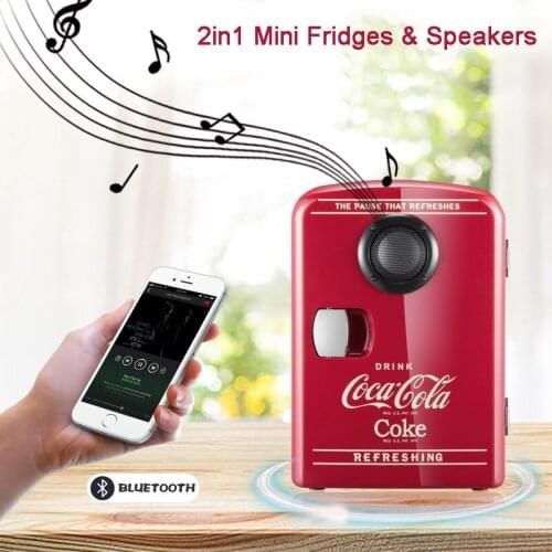 2in1 Fridges & Speakers Home Refrigerator Bluetooth Speaker Cooling Heating Dc 12v Refrigeration