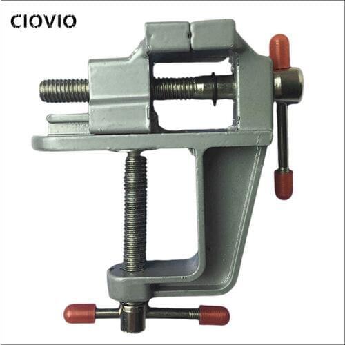 3.5" Aluminum Miniature Small Jewelers Hobby Clamp On Table Bench Vise Tool Vice High Quality Portable Profession Tool