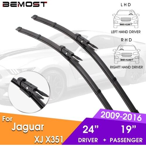 BEMOST Car Wiper Blade Front Window Windshield Wipers Blade For Jaguar XJ X351 2009-2016 LHD / RHD 24"+19" Car Accessories