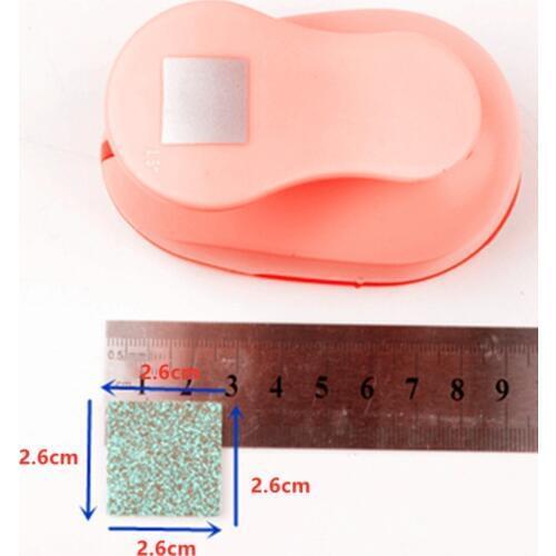 Free shipping 1.5"/2.6cm square shape craft punch foam Punch Craft Scrapbooking school DIY Paper Puncher eva hole punch