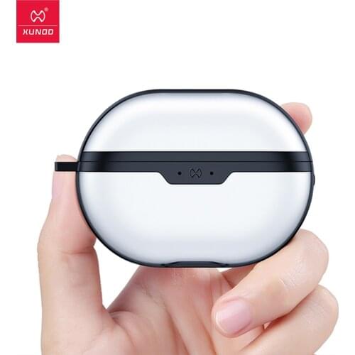 Funda Para For Huawei Freebuds Pro чехол XUNDD Airbags Shockproof Transparent Headphone Cover with Carabiner For Freebus Pro