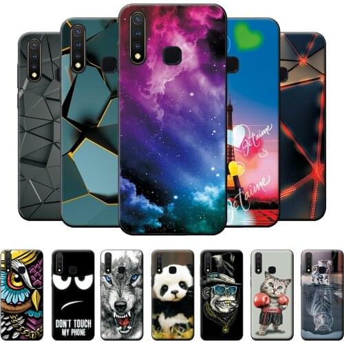 For Vivo 1915 Case 1915 Fashion Cute Back Cover Protective Case For Vivo 1915 Silicone Soft TPU Luxury Phone Covers Bumper 6.53