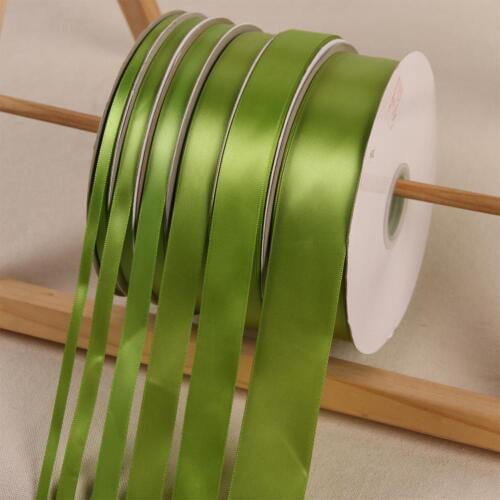 Apple Green Color Ribbon 100 Yards/Roll Polyester Ribbons Wedding Party Christmas Decoration Cake Gift Box Wrap DIY Accessories