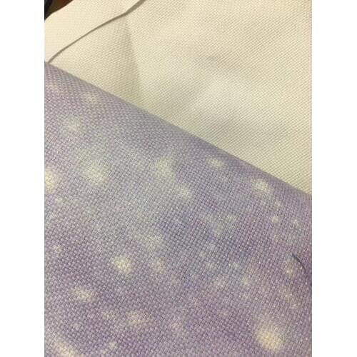 DMC aida stock selling Aida 14ct color with silver cross stitch fabric canvas handmade needlework sewing craft many color