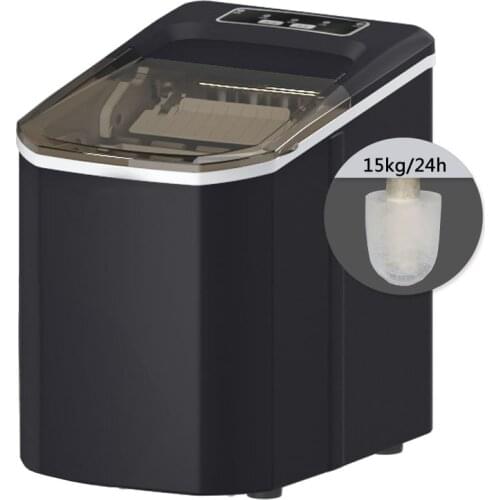 15kg/24h Electric Ice Maker Household Portable Automatic Bullet Cylindrical Ice Cube Making Machine For Bar Coffee Milk Tea Shop