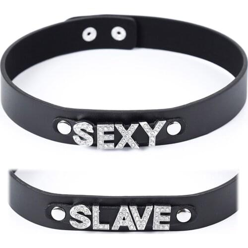 ISHOWTIENDA Women's Leather Chokers
