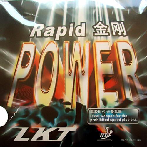 LKT Rapid POWER Pips-In Table Tennis Rubber With Sponge