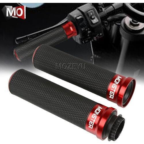 22MM Motorcycle Handlebar Grips Cover Slider Protector Cap Hand Bar End For DUCATI MONSTER 400 620/695 696 795 796 797 821