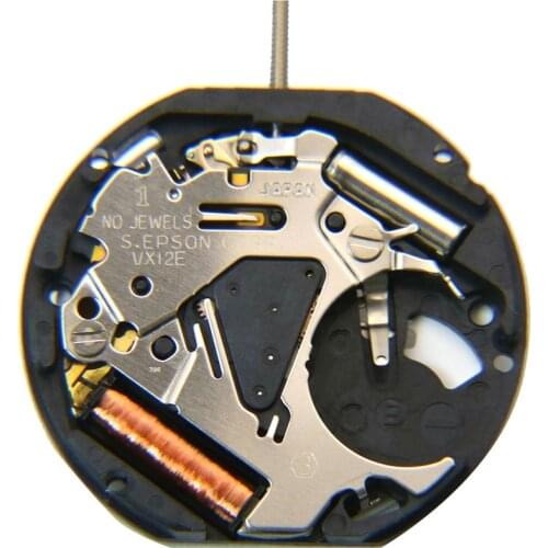 New Quartz Movement for VX12 VX12E At 3' / 6' Watch Replace Spare Part Accessories