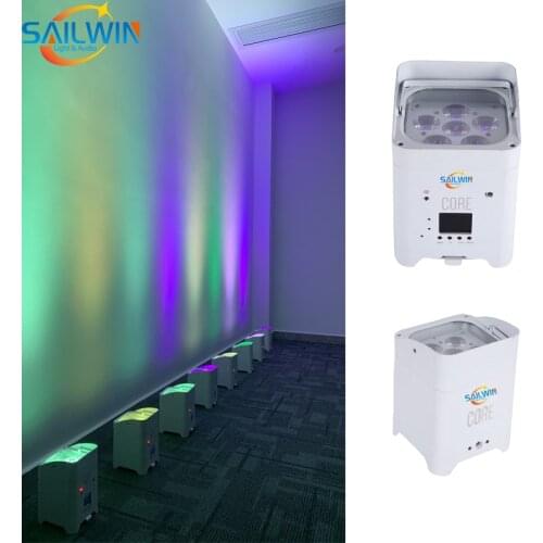Sailwin Stage Light APP Mobile Battery Operated WIFI DMX LED UPLIGHT Disco LED Par Light LED Wall Lights Moving Head For Wedding