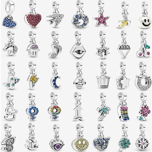 2019 New 925 Sterling Silver 26 Style Small My Loves Dangle Charm Fit pandora Me Link Bracelet My Smile Dangle Charm DIY Jewelry