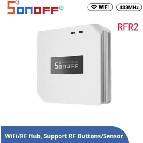 Sonoff RF Bridge Hub 433MHz Controller Gateway Automation Universal Switch Intelligent Replacement WiFi Remote For Smart Home
