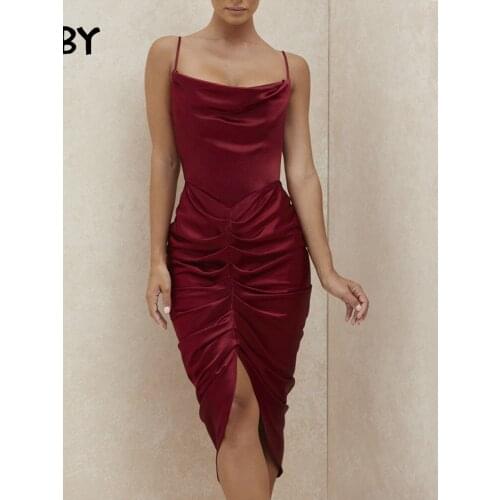 SRVBY Solid Summer Dresses