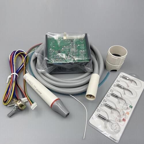 Dental Ultrasonic Scaler build in scaler N2 N2LED Detachable Piezo Scaler Handpiece Ultrasonic Piezon Scaling Fit EMS WOODPECKER