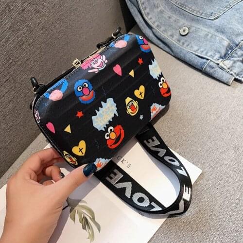 Luxury Shoulder Bags for Women Fashion Small Luggage Bag 2021 New Suitcase Shape Mini Bag PU Single Cartoon Clutch Bag