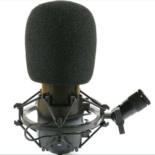2pcs 75X60mm Universal Thickened Washable and Breathable Microphone Accessories Foam Cover Handheld Microphone Cover