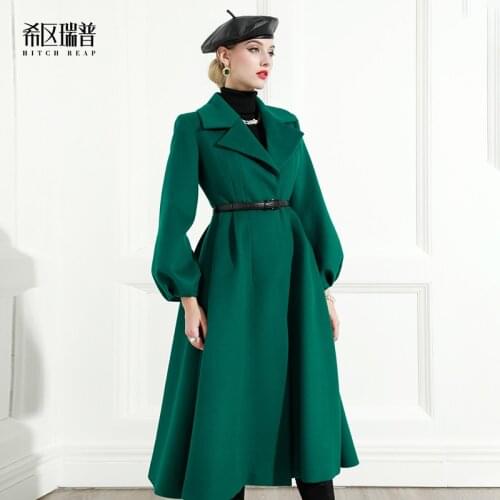 Celebrity Chic Hepburn Fleece Coat Womens Cashmere Free 2021 New Thickened Coat
