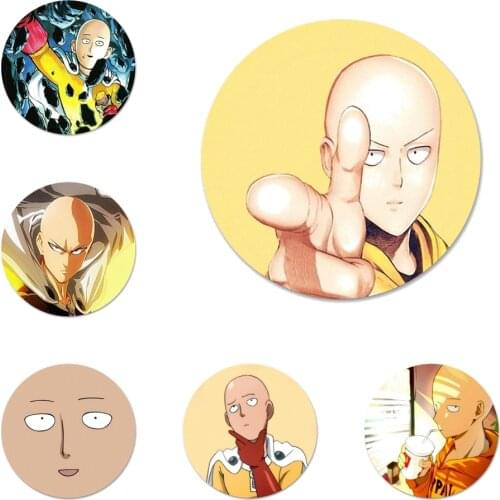 One Punch Man amine Badge Brooch Pin Accessories For Clothes Backpack Decoration gift 58mm