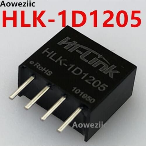 1Pcs/Lot HLK-1D1205 1W 5V 200MA Output 12V To 5V DC DC Converter Power Supply Module For Isolation Replace B1205S-1W