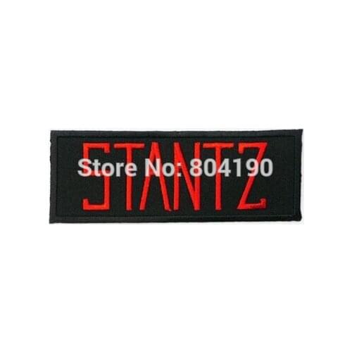 5" STANTZ Team Name Patch Dr. Ray Stantz Dan Akyroyd Uniform Custume Embroidered LOGO Iron On Patch Custom patch