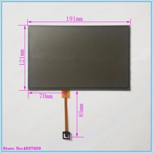 8 Inch Black Glass Touch Screen Panel Digitizer Lens for Edge DVD Player Gps Navigation LQ080Y5DZ03 LQ080Y5DZ03A LQ080Y5DZ30A
