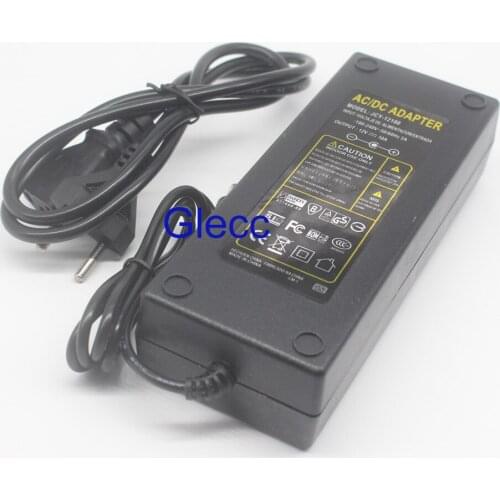 AC DC 12V 10A Power Supply 110-240V Switching Transformer Led Driver Adapter+EU/US Plug For 3528 5050 2801 LED Strip Light