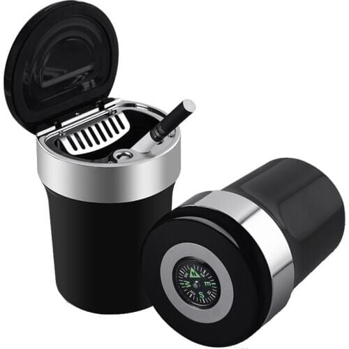Car Compass Ashtray Car With Led Ashtray Car With Ashtray Black ashtray Car Part