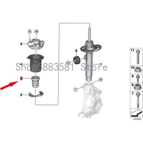 CAR front shock absorbing rubber auxiliary shock absorber bm wF20 116D F30 328I N20 F30 320I front shock absorbing rubber