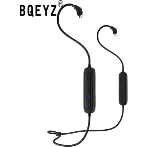 BQEYZ Z3 5.0 Bluetooth AptX-HD Cable Wireless MMCX/ 0.78mm Connector HIFI Waterproof Earbuds Cable For BQ3 KC2 T2 N1 K2 NO.3 S2