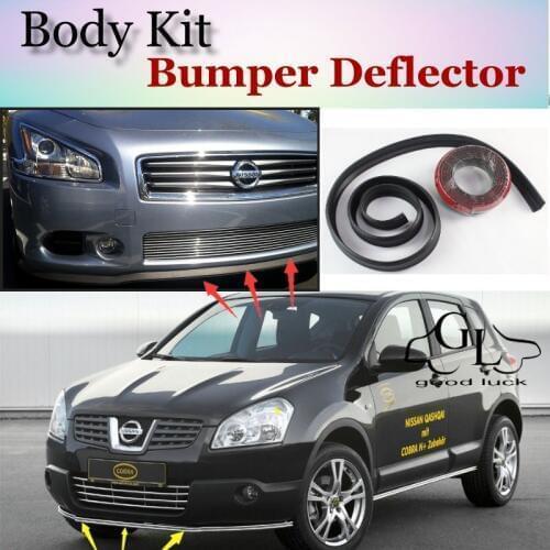 Bumper Lip Deflector Lips For Nissan Qashqai / Dualis J10 J11 Front Spoiler Skirt For TopGear Fans Car Tuning / Body Kit / Strip