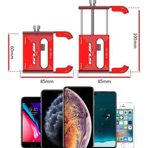 GUB P30 Alloy Bicycle Phone Holder Aluminum For 3.5" to 7.5" Device Bicycle cellPhone Stand Scooter Mount Support Handlebar Clip