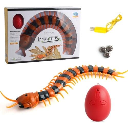 Electric Infrared Remote Control Toy Multi-Legged Animals Crawling Centipede Simulation Strange New Toy Remote Control Toy