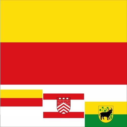 Germany 119 City And Der Stadt Gnoien Flag 3X5FT 90X150CM 100D Polyester Banner Der kreisfreien Stadt Mülheim An Der Ruhr