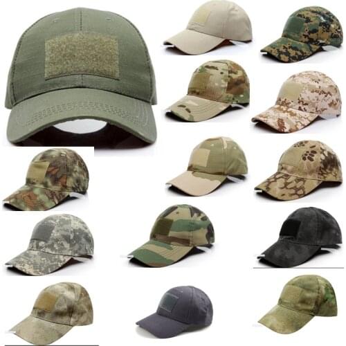 2PC Camouflage Outdoor Military Shooting Cap Mens Tactical Baseball Cap Tactical Hat