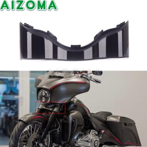 Motorbike Black Outer Batwing Lower Trim Skirt Fairing For Harley Electra Street Glide Ultra Limited Touring FLHX FHLT FLH 14-20
