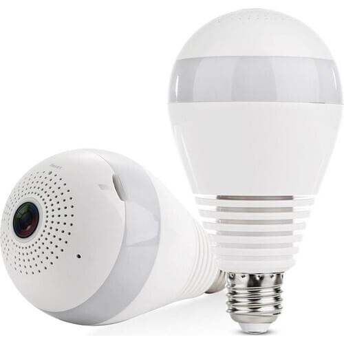Blueway Wifi 360 Degree Bulb Camera Panoramic Caregiver Security Camera