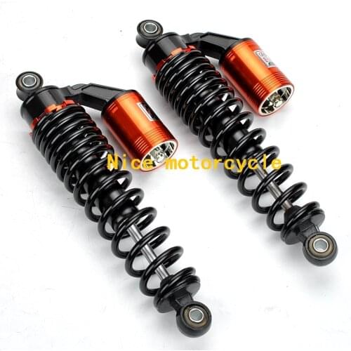 Pair 290mm Universal Motorcycle Rear Shock Absorbers Fit for ATV Go Kart Quad Dirt Sport Bikes Electric motorcycle scooter bicyc