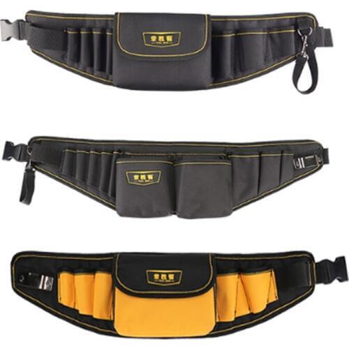 Electricians Waist Bag Tool Belt Pouch Bag Multimeter Screwdriver Carry Case Holder Electric Welding Working Tool Belt Pouch