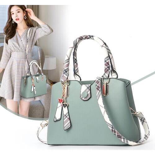 2021 New Luxury Handbags Pu Leather Casual Crossbody Bags for Women Lady Top-Handle Bag High Quality Shoulder Bag Designer Totes