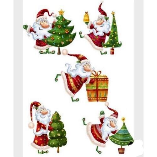 Santa Claus Transparent Silicone Rubber Stamp And Metal Die Sheet Cling Scrapbooking DIY Cute Pattern Photo Album Stamp