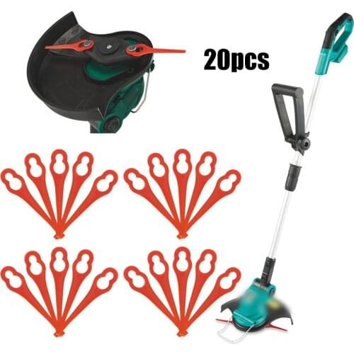 20Pcs Replacement ALM BQ026 Grass Strimmer Plastic Cutter Blades For Einhell Trimmers Gardening Tool Accessories