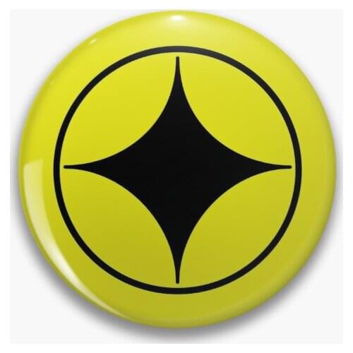 Towa Hololive Vtuber Yellow Sparkle Bu Soft Button Pin Clothes Jewelry Women Gift Brooch Hat Cute Collar Fashion Badge Creative
